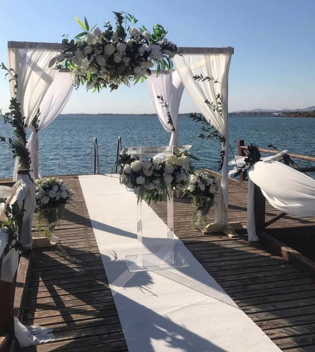 İskele önünde organizasyon